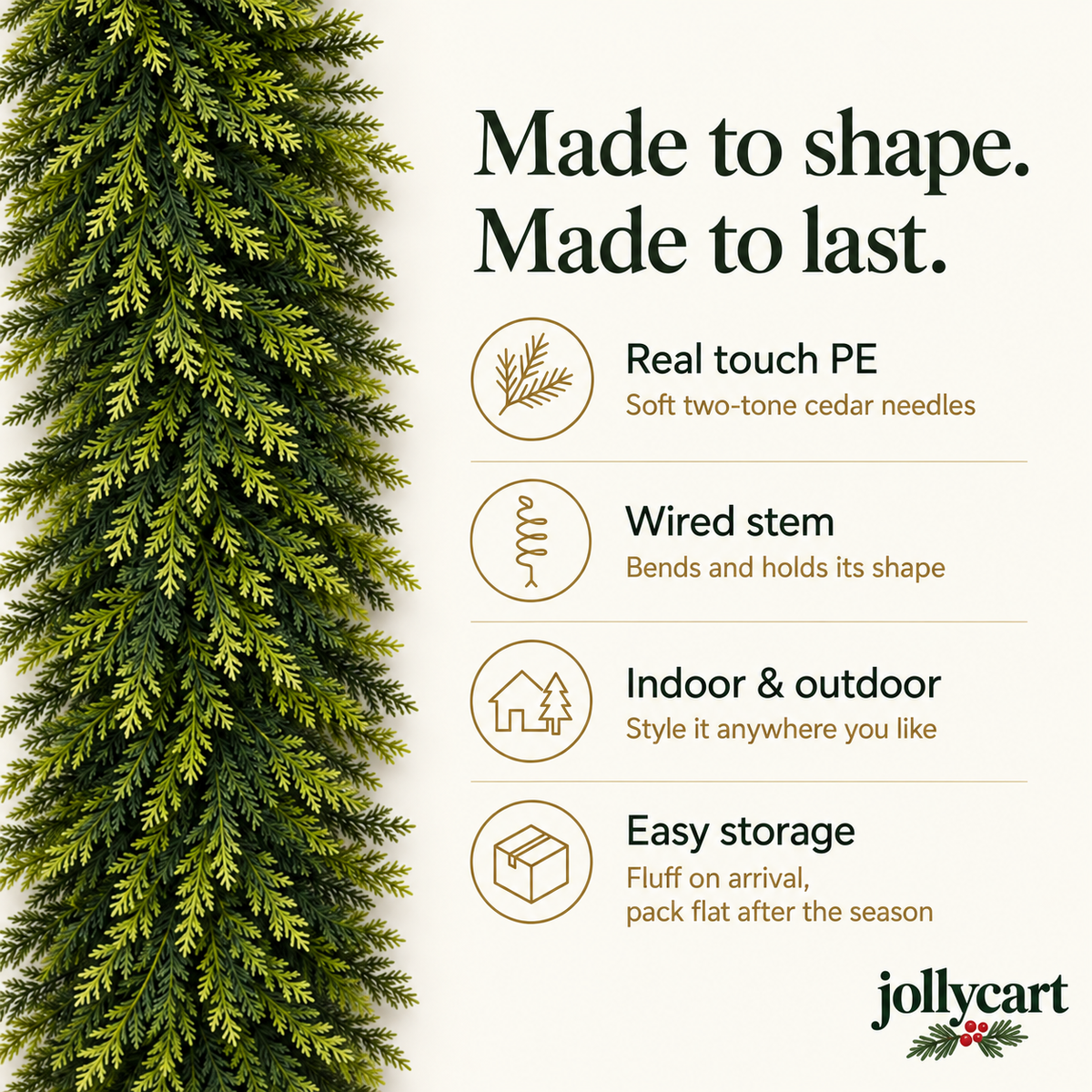 Jolly CedarGarland